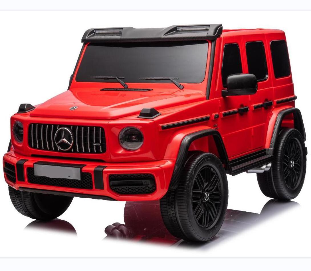 2 seater 24V 4x4 Electric Kids Toys Mercedes Benz G63 Licensed Ride on Car with 2.4G Remote Control removeable battery operated