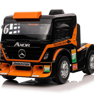 12V/24V Mercedes Benz Axor Licensed Ride on Electric  battery Kids Toys Ride on operated Truck with trailer/2.4G Remote Control