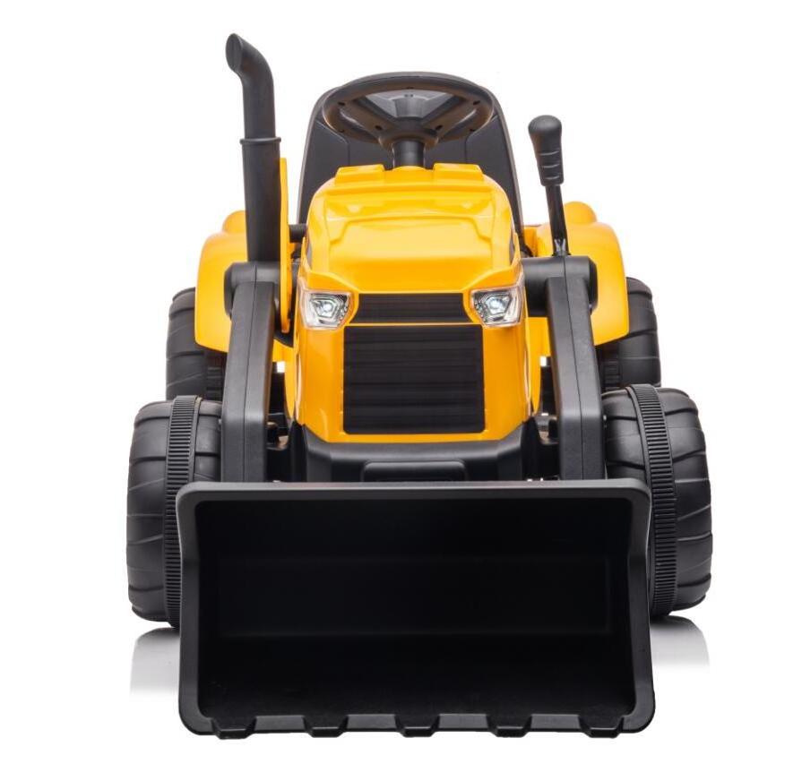 Electric Kids Toys Ride on TRACTOR with trailer/2.4G Remote Control for sales 12 operated