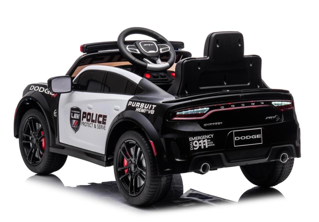 Police Pursuit Licensed DODGE CHARGER SRT HELLCAT REDEYE WIDEBODY  Ride On Car with 2.4G Remote Control battery operated