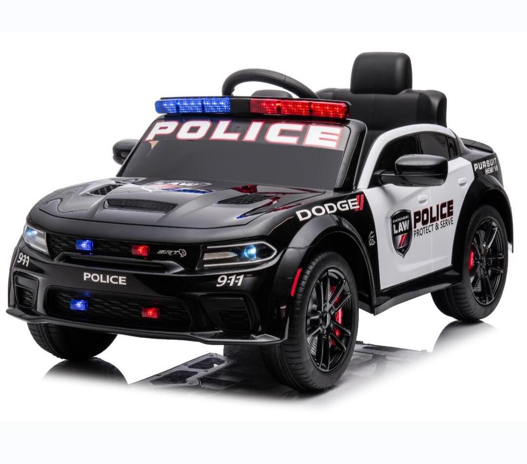 Police Pursuit Licensed DODGE CHARGER SRT HELLCAT REDEYE WIDEBODY  Ride On Car with 2.4G Remote Control battery operated