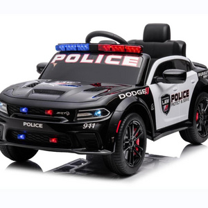 Police Pursuit Licensed DODGE CHARGER SRT HELLCAT REDEYE WIDEBODY  Ride On Car with 2.4G Remote Control battery operated