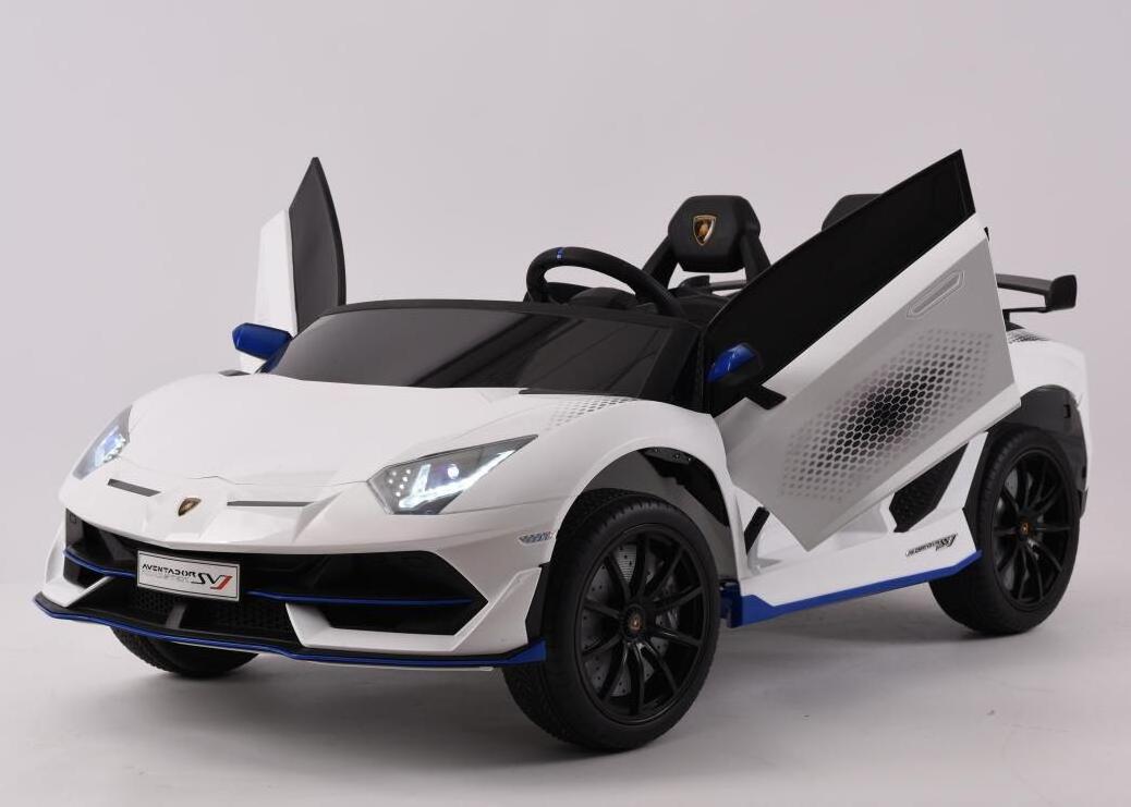 2 SEATER Lamborghini SVJ Licensed Ride on Car with 2.4G Remote Control for kids operated with battery super car