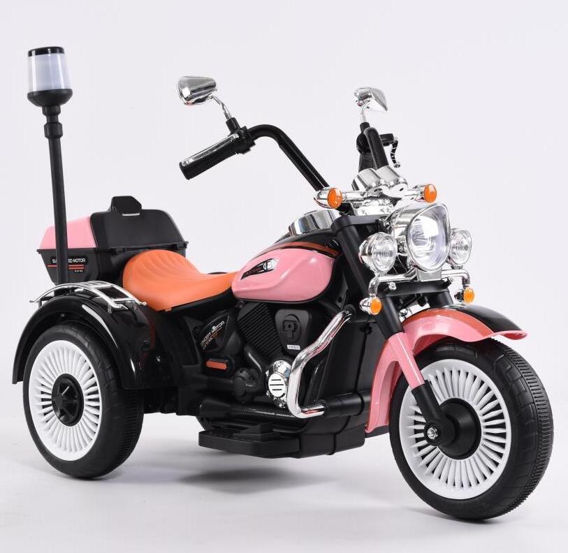 12V Three wheels Ride on Motorcycle Kids electric cross bike big size for children with battery operated