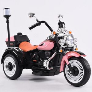 12V Three wheels Ride on Motorcycle Kids electric cross bike big size for children with battery operated