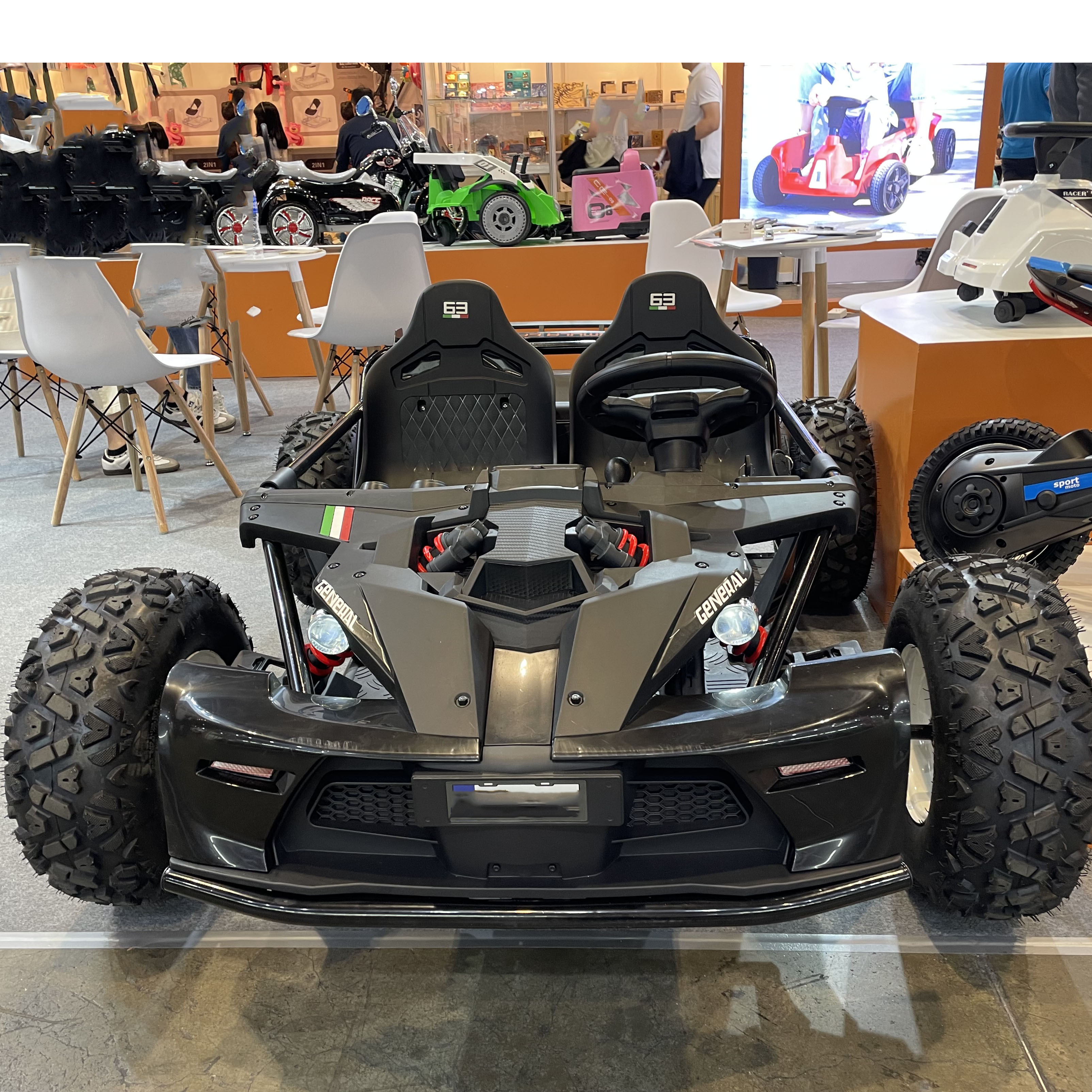 Wholesale 48V 2 Seater UTV Electric Ride On  Electric Car For 8-12 Years Old Kids 800W For Children Toys