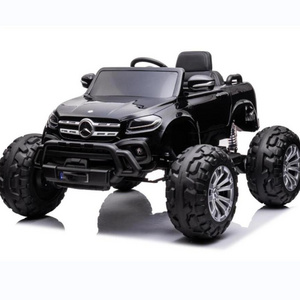 4WD Mercedes-Benz Monster Truck frame Licensed Ride On Car With 2.4G Remote Control Huge wheels