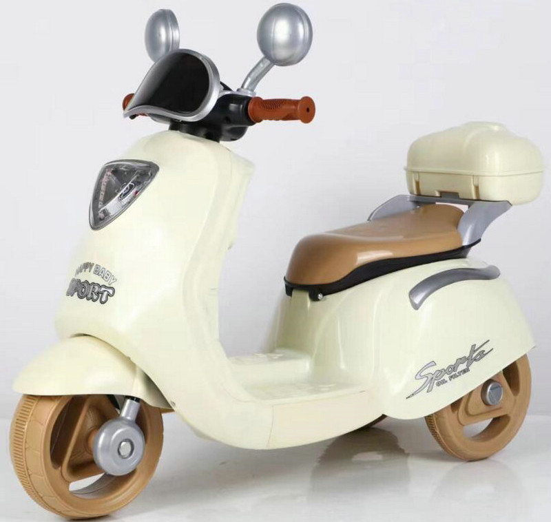 Electric Scooter with Parental Remote Control Pink Motorcycle for Kids