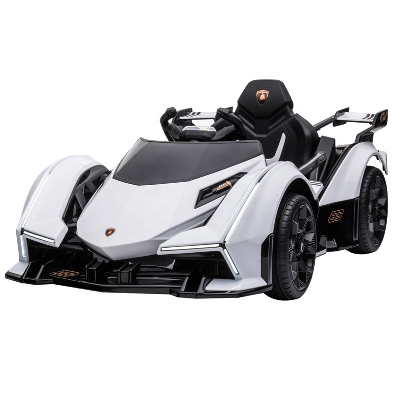 2021 New Lamborghini V12 licensed toy car kids electric ride on car 12v