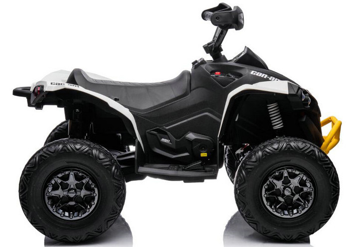 12V Can-Am Kids Ride on ATV Quad Car with Forward & Backward Function, Four Wheeler for Kids with Wear-Resistant Wheels