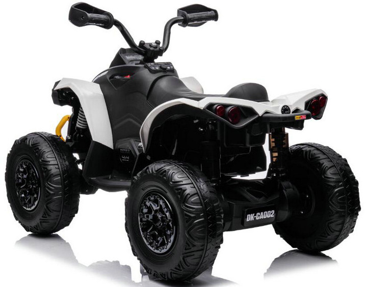 12V Can-Am Kids Ride on ATV Quad Car with Forward & Backward Function, Four Wheeler for Kids with Wear-Resistant Wheels