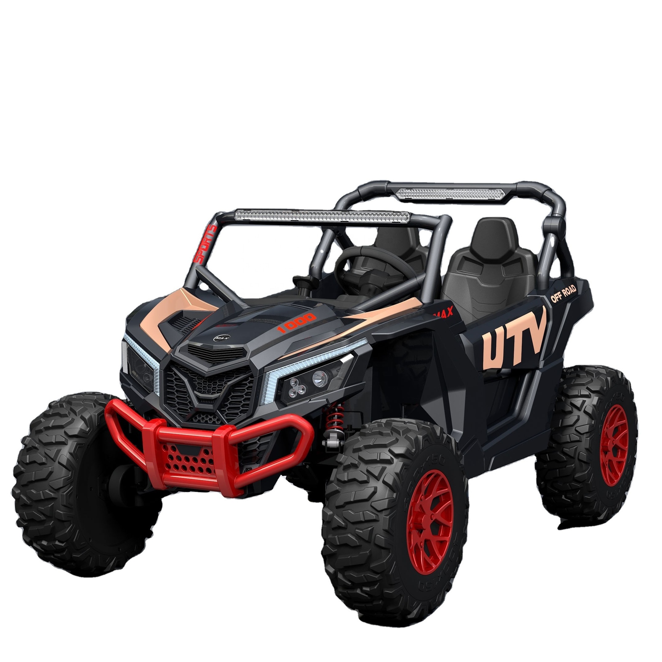 NEW 24V POWERFUL UTV RIDE ON CAR FOR KIDS, 2-SEATER UTV RIDE ON CAR WITH REMOTE CONTROL, 4 WHEELER FOR KIDS 8-14