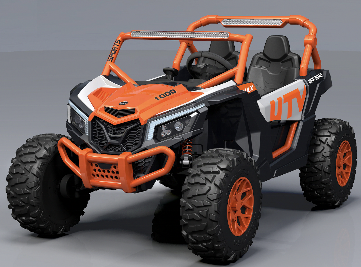 NEW 24V POWERFUL UTV RIDE ON CAR FOR KIDS, 2-SEATER UTV RIDE ON CAR WITH REMOTE CONTROL, 4 WHEELER FOR KIDS 8-14