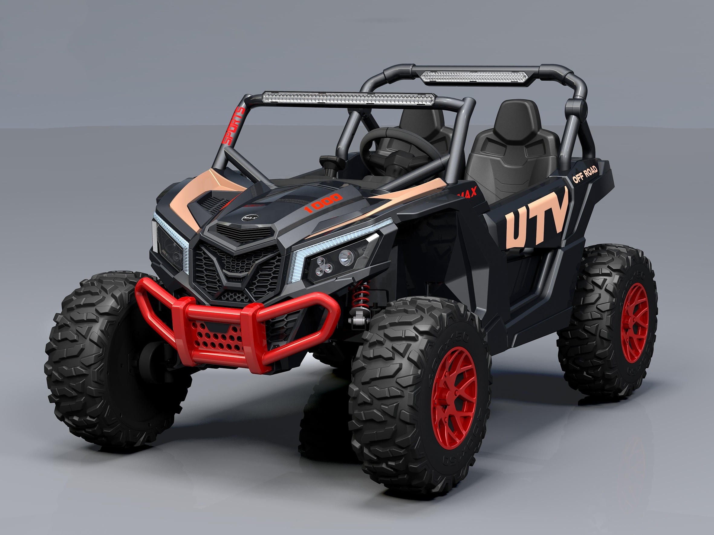 NEW 24V POWERFUL UTV RIDE ON CAR FOR KIDS, 2-SEATER UTV RIDE ON CAR WITH REMOTE CONTROL, 4 WHEELER FOR KIDS 8-14