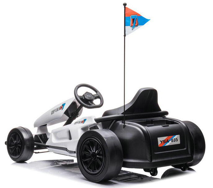 Kids Electric Go Kart, 24 Volt Outdoor Ride On Toy