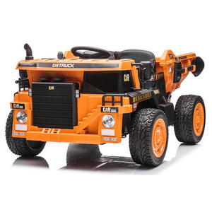 Ride On Dump Truck Ride On Car for Kids with Two Seater Electric Construction Vehicles 2wd 12v 10ah Ride On Toys