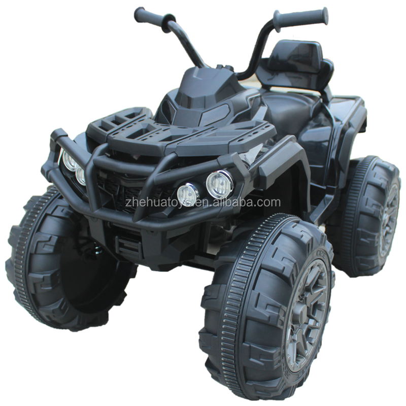 Black cool 12V kids electric quad bikes automatic quad bikes for sale