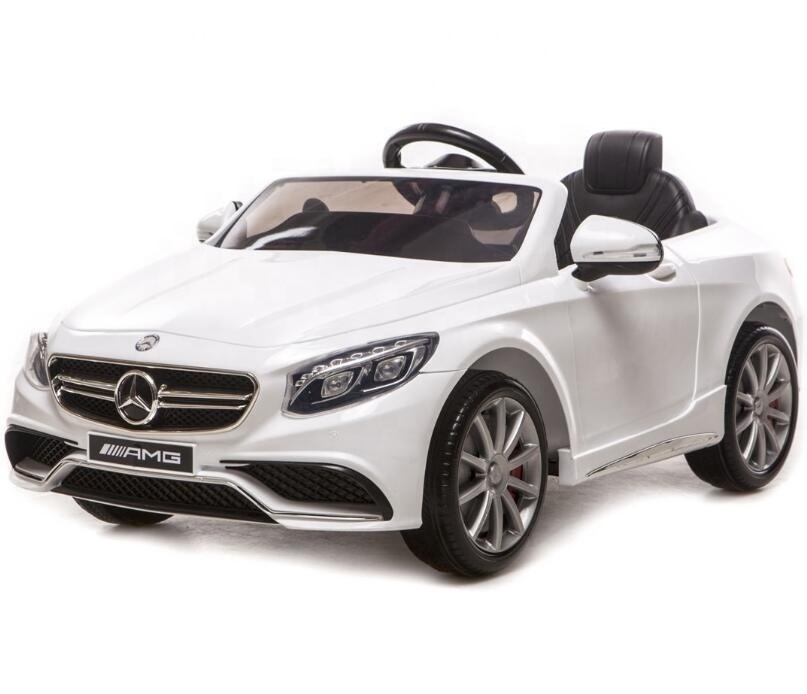 Mercedes Benz S63 12V Electric Battery Powered Kids Ride on Car with Remote Control Pink