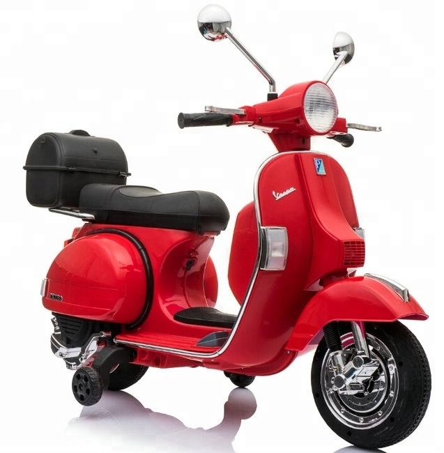 2018 New VESPA Licensed 12V Electric Kids Motorcycle Bike For Sale