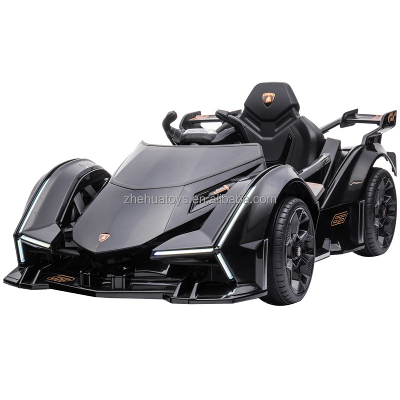 2021 New Lamborghini V12 licensed toy car kids electric ride on car 12v