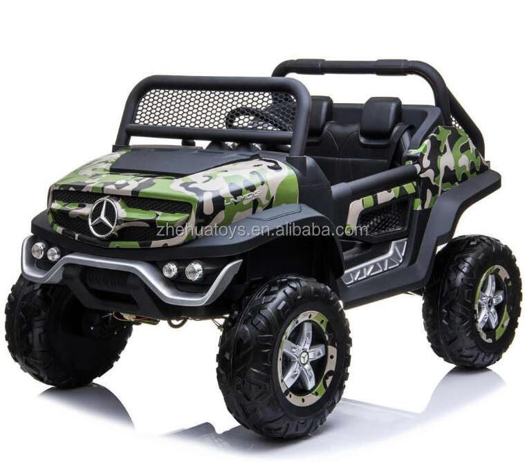 Hot selling Mercedes Benz Unimog licensed ride on car for big kids to drive