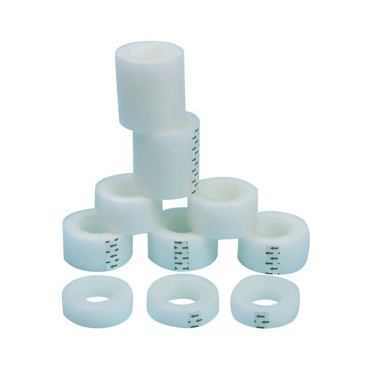 PE medic tape roll Transparent  or Matt waterproof wound plaster surgical tape