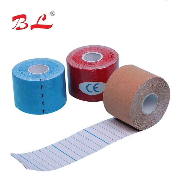 5cm x 5m Soft Elastic Sports Tape medical compression 100% cotton elastic sports kinesiology tape