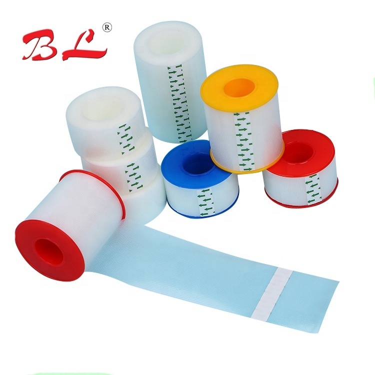 PE medic tape roll Transparent  or Matt waterproof wound plaster surgical tape