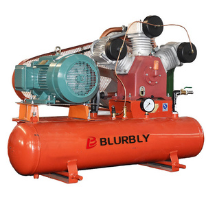 Blurbly made 5bar air pressure easy to move 3 cylinder style piston ring mining compressor diesel engine