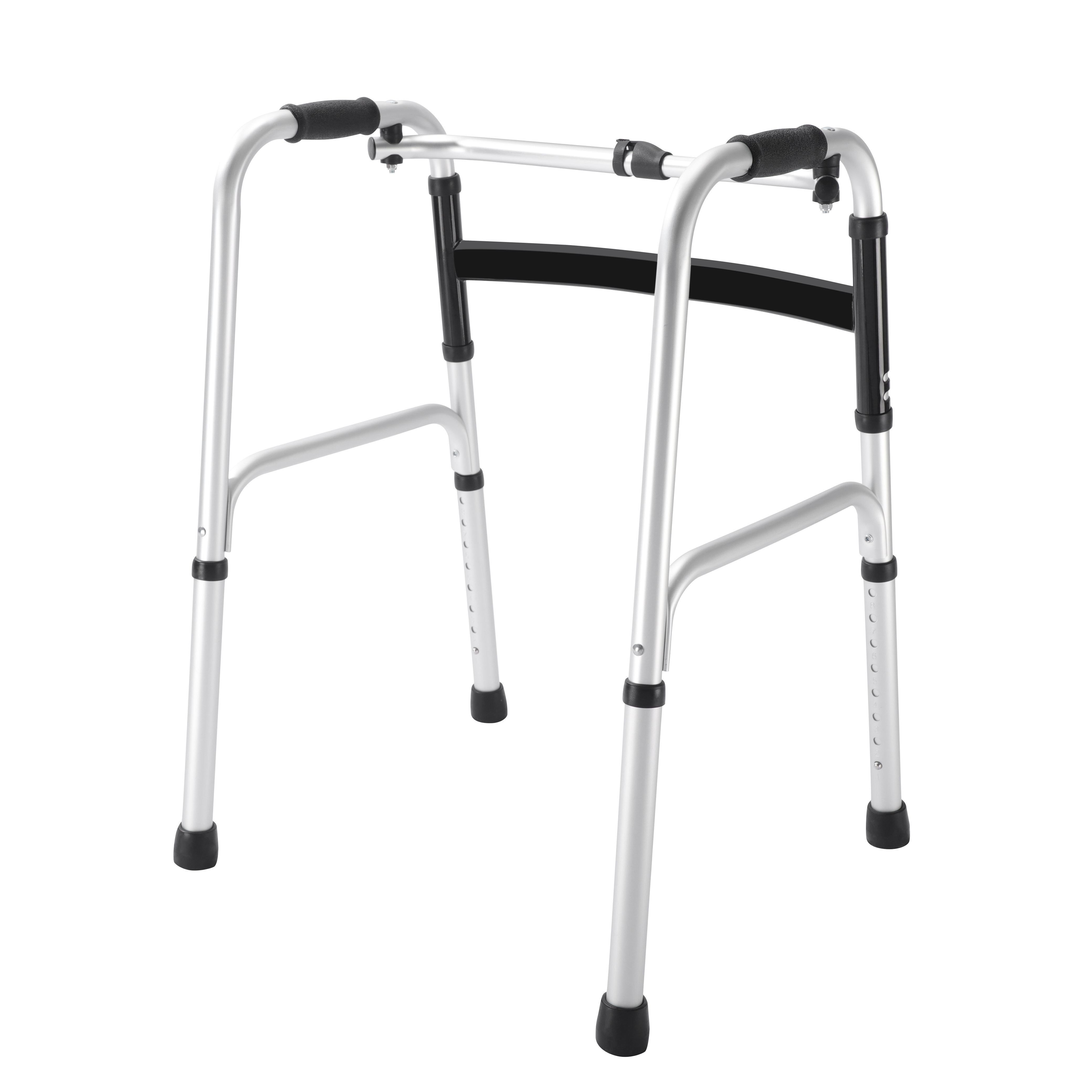 Household Medical Devices Folding Armrest Portable Double Cross Brace Roller Coaster Walker