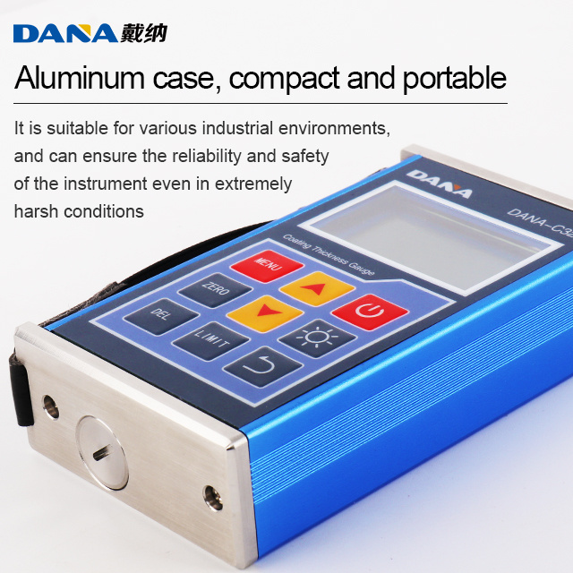 DANA C320 coating thickness gauge car paint film thickness meter MFE/NFE tools eddy current effect measuring steel plate zinc