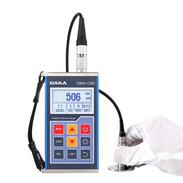 DANA C320 coating thickness gauge car paint film thickness meter MFE/NFE tools eddy current effect measuring steel plate zinc