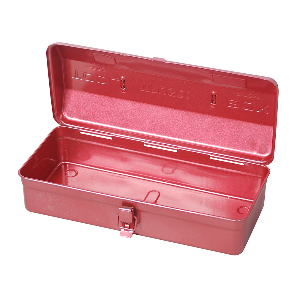 Portable multi-function iron tool box case with single handle and lock