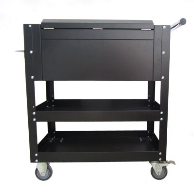 High quality steel tool car workshop iron cabinet tool cabinet with 3 drawers