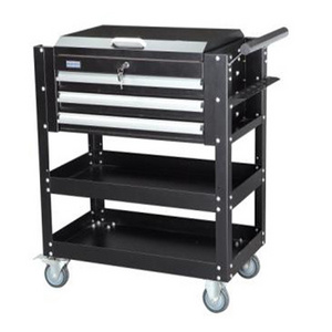 High quality steel tool car workshop iron cabinet tool cabinet with 3 drawers