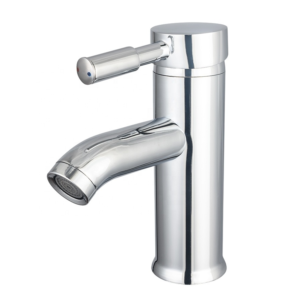 Modern Commercial Bathroom Faucet stainless steel  Chrome Single Handle One Hole Sink Faucet Lavatory Vanity Sink Faucet