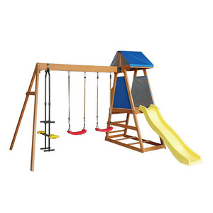 Wholesale Public Backyard Outdoor Playground Children Custom Metal Frame Stand Toys For Kids Indoor Plastic Swings And Slides