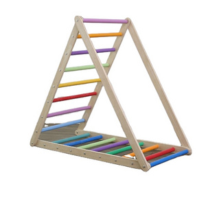 Hot Sell Kids Wooden Climbing Frames Indoor Sensory Training with Slide Swing Perfect for Toddlers Play