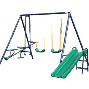 Small Toddler Adult Outdoor Children Simple Seesaw Slide Design Amusement Park Happy Playground Swing