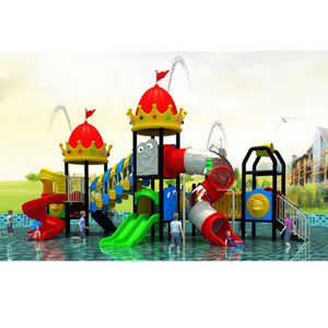 Commercial Playground Backyard Equipment Toys Children Amusement Park Waterslide Plastic Water Tube Slide Set Outdoor for Kids