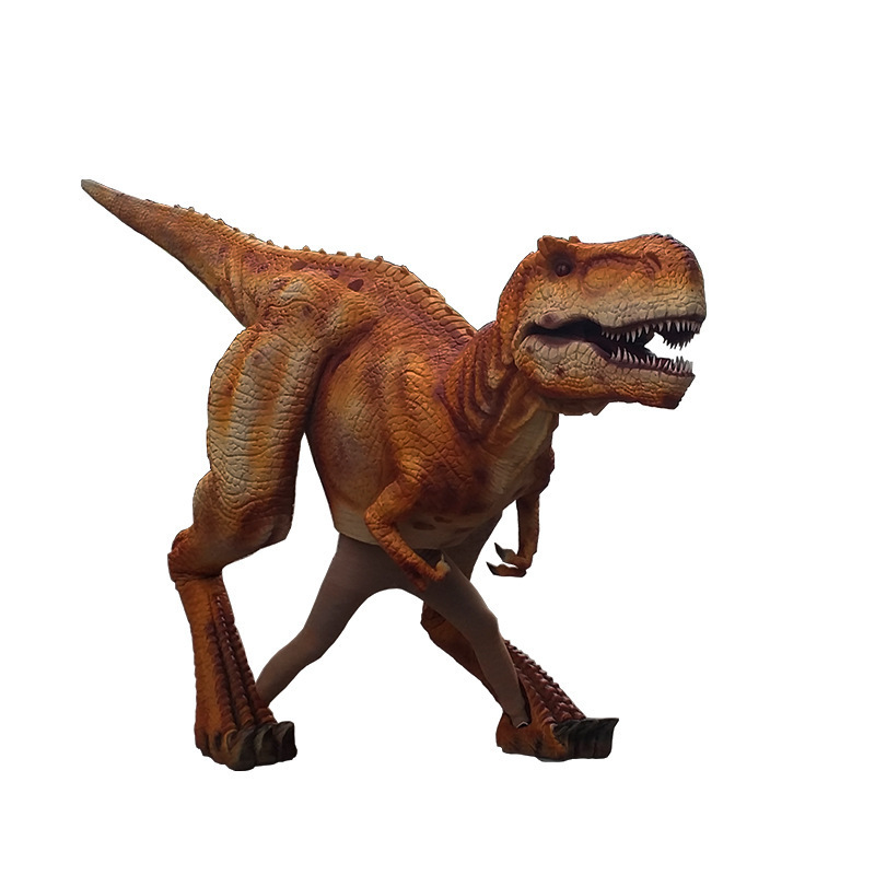 Amusement Park Commercial Facilities Adult Customized Realistic Dinosaur Costume Hidden Legs Dinosaur Costume for Sale