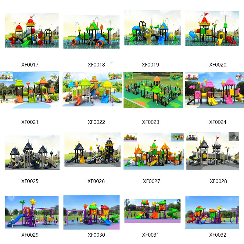 Amusement Park Facilities Outdoor Playground Equipment Children Airplane Model  Playsets Preschool Playground Slide For Kids