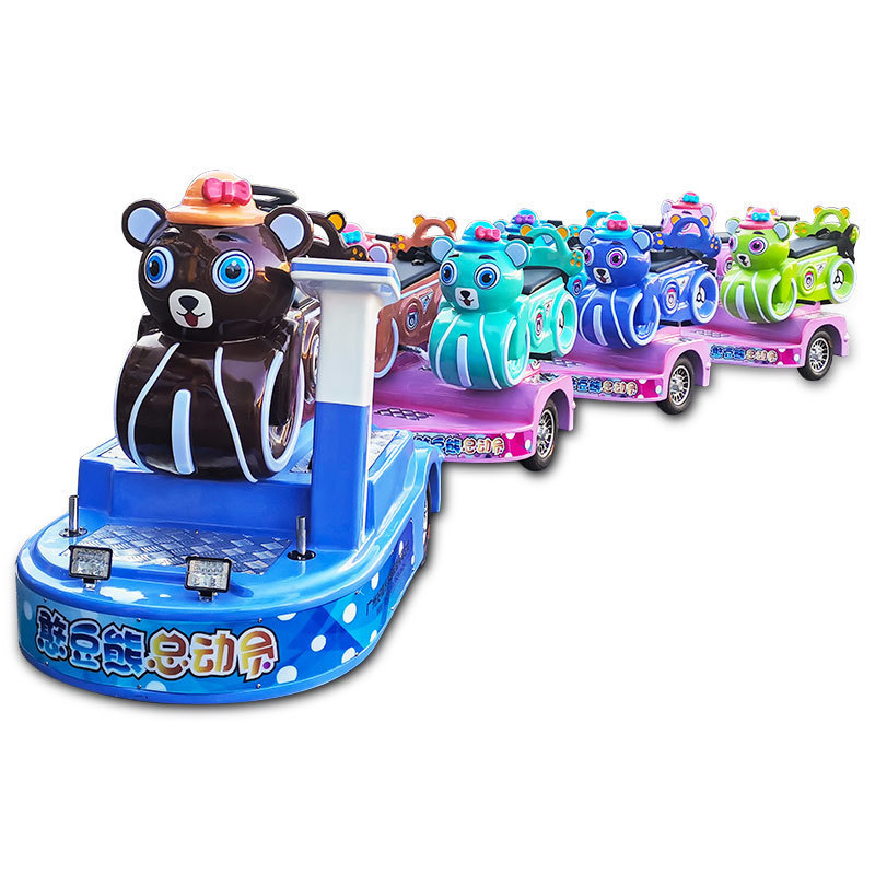 Amusement Park Shopping Mall Playground Commercial Kids Train Ride Electric Mini Used Trackless Train for Sale