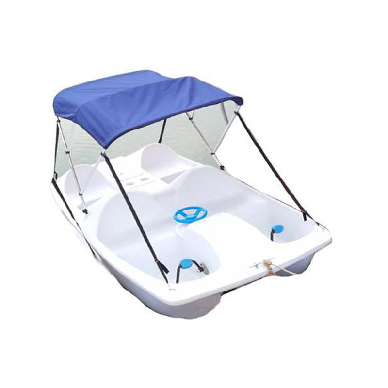 Wholesale Water Park Amusement Facilities Equipment Fiberglass Custom Pedal Boat for 4 Person