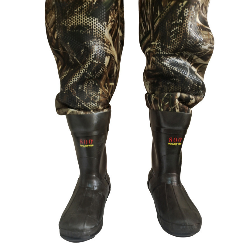 4.5mm Wear Resistance Warm Thermal Custom Made Neoprene Wader Waterproof Thickened Camo Waders Duck Hunting Waders