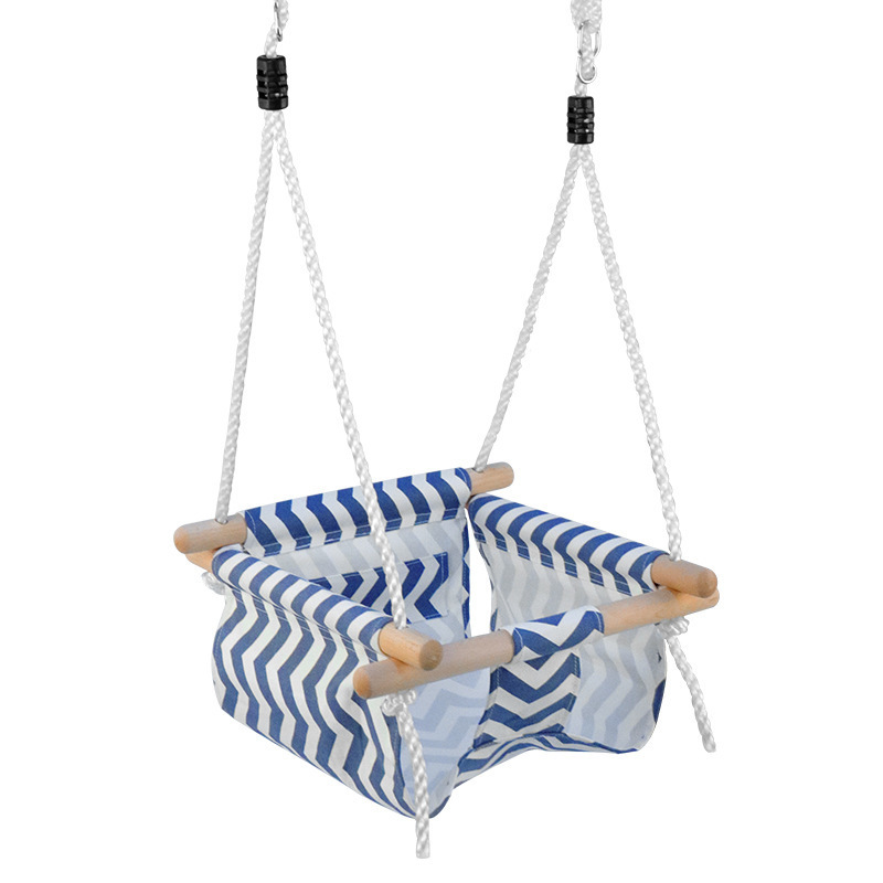 Indoor Outdoor Playground Cotton Toddler Baby Hanging Swigh Chair OEM Custom Cheap Low Price Swings For Kids Playhouse