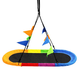 Outdoor Playground Garden Home Children Hanging Swing Chair Baby  Swing Surf Seat Hanging Indoor Swing For Kids