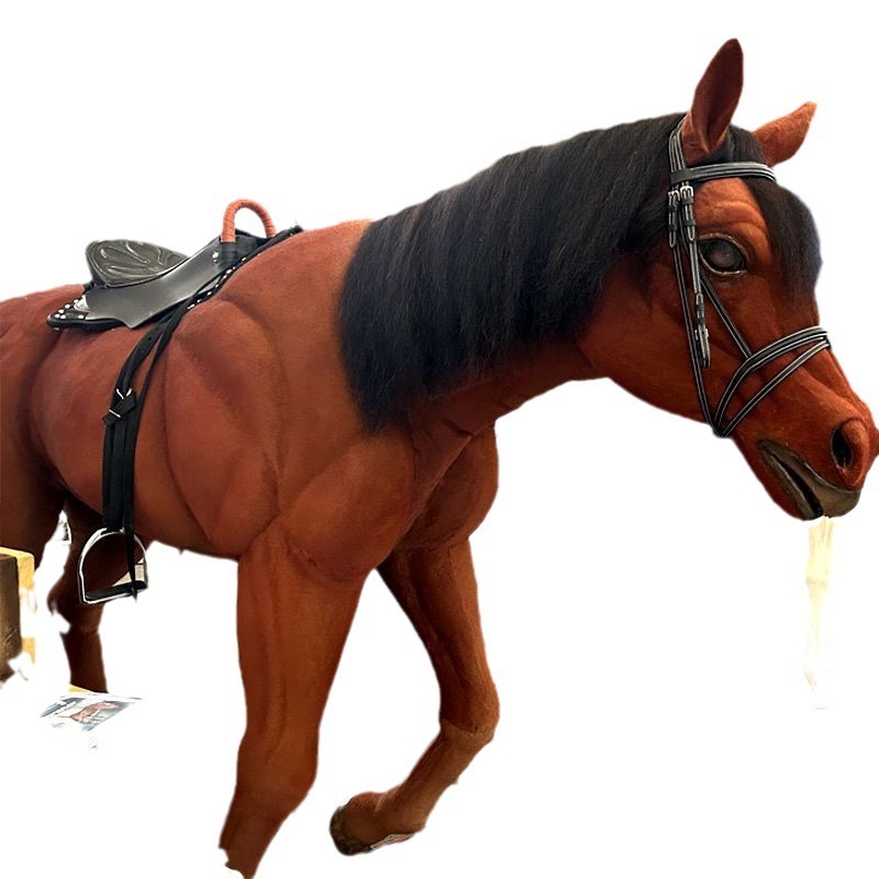 Simulation animal model Simulation horse park scenic decoration children's amusement facilities animal mount