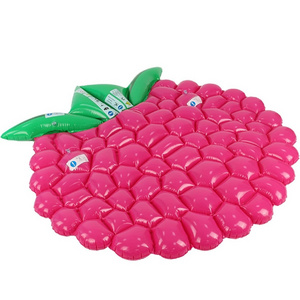 PVC water inflatable strawberry floating row sofa bed outdoor splashing recreational facilities