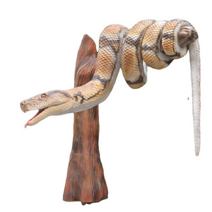 Simulation dynamic snake large simulation dinosaur animal model scenic park factory direct sales Zigong dinosaur factory